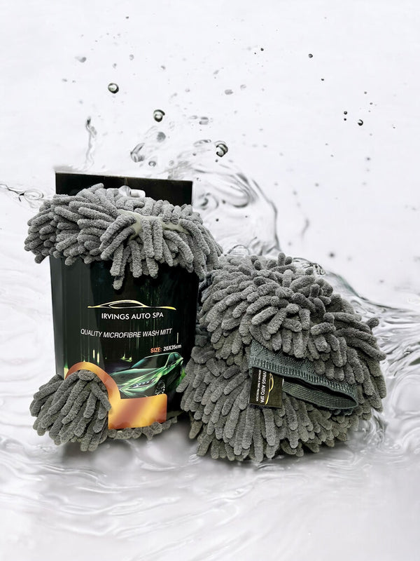 Irvings Auto Spa Premium Extra Plush Microfiber Wash Mitt