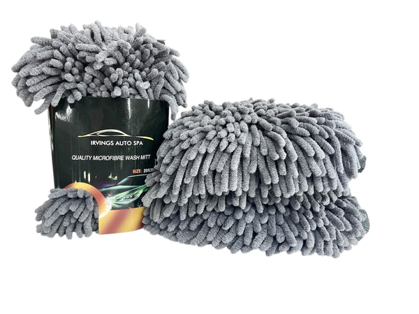 Irvings Auto Spa Premium Extra Plush Microfiber Wash Mitt